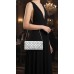 Evening Bags Wholesale - White Glossy Polka Dots Evening Bag